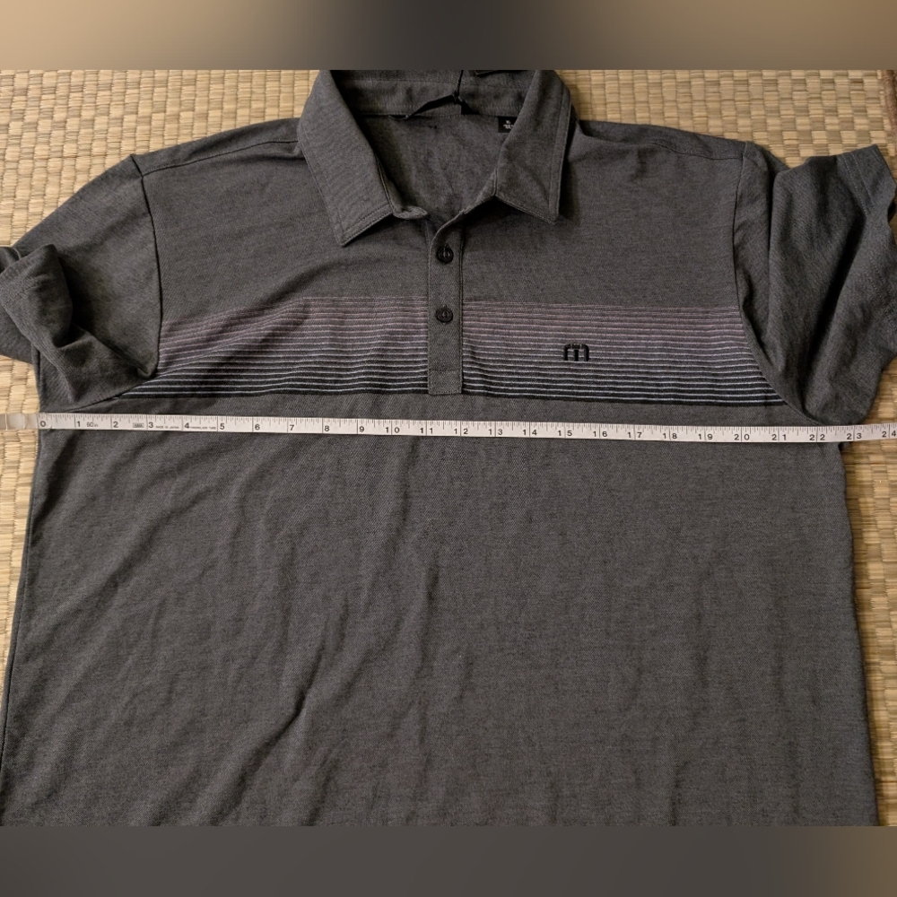 NWT Travis Mathew Horchata Polo Men's Size XL Made in Peru *small flaw* - Picture 5 of 7